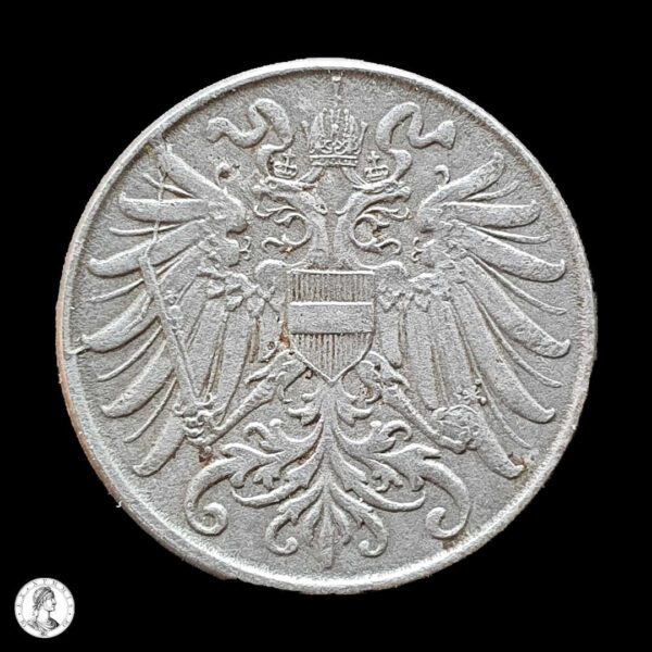 000096a Imperio Austrohúngaro 1918 2 Heller