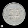 Países Bajos: Ocupación Alemana 1942 25 Centavos