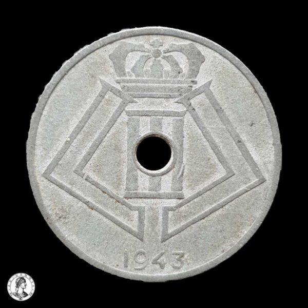 006185r Bélgica 1943 25 Céntimos