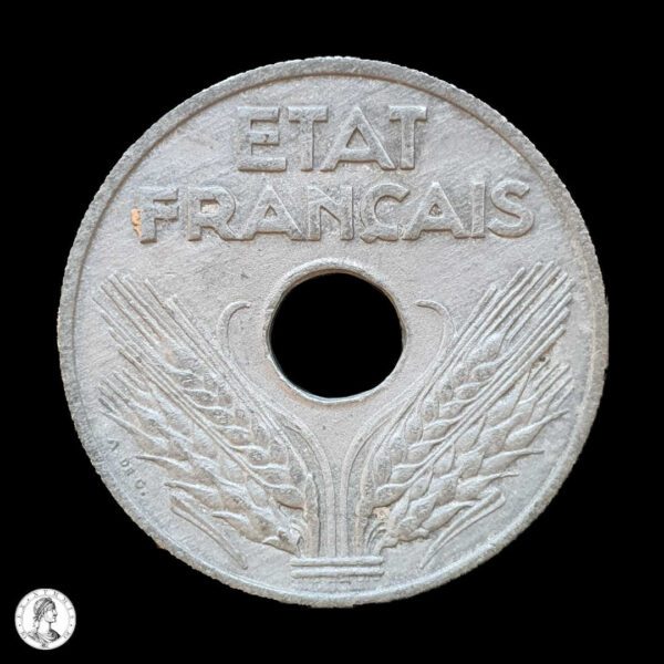 Francia 1942 20 Céntimos
