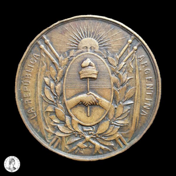 006896a República Argentina Medalla Centenario 1810-1910