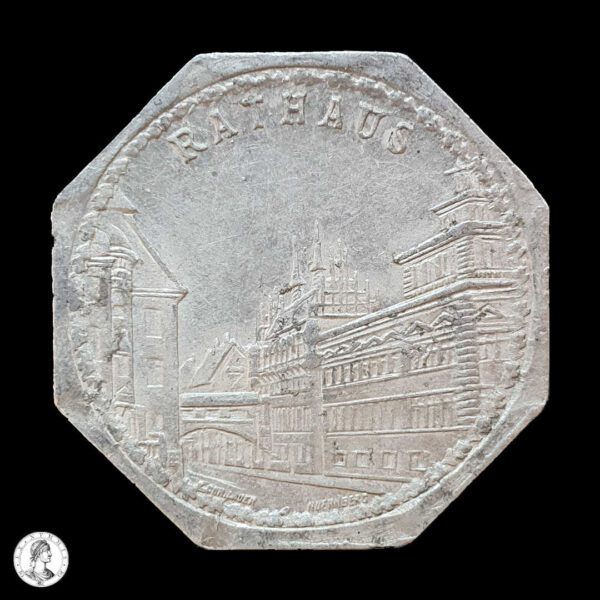 006938a Municipios De Núremberg Y Fürth s/f (1920-1921) Ficha De Tranvía