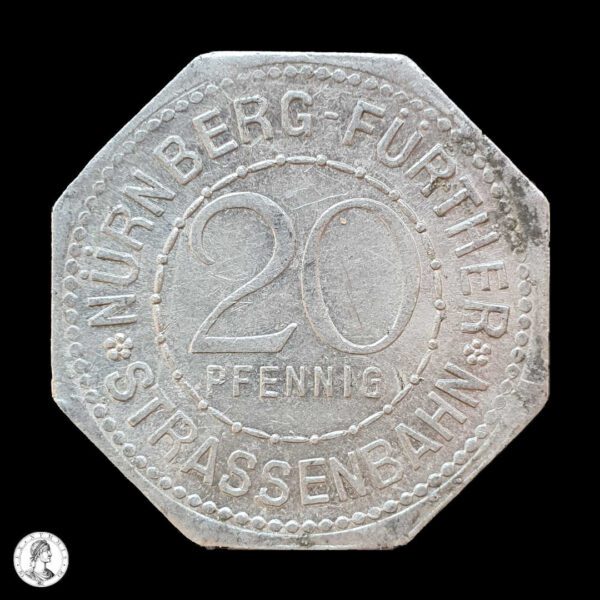 006938r Municipios De Núremberg Y Fürth s/f (1920-1921) Ficha De Tranvía