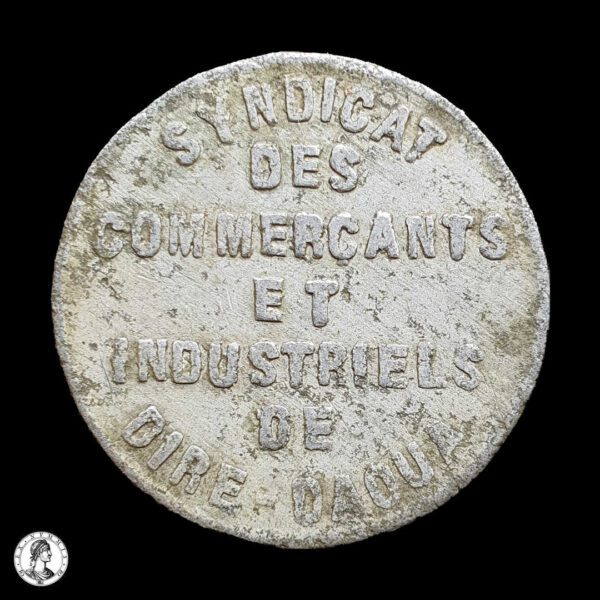 Etiopía Unión De Comerciantes E Industriales De Dire-Daoua 1922 1 Piastra