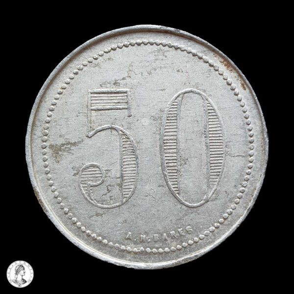 República Argentina Ficha de esquila Valor 50