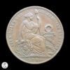 República Del Perú Réplica En Bronce De 100 Soles