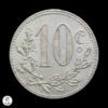 Francia (Argel) 1916 10 Céntimos