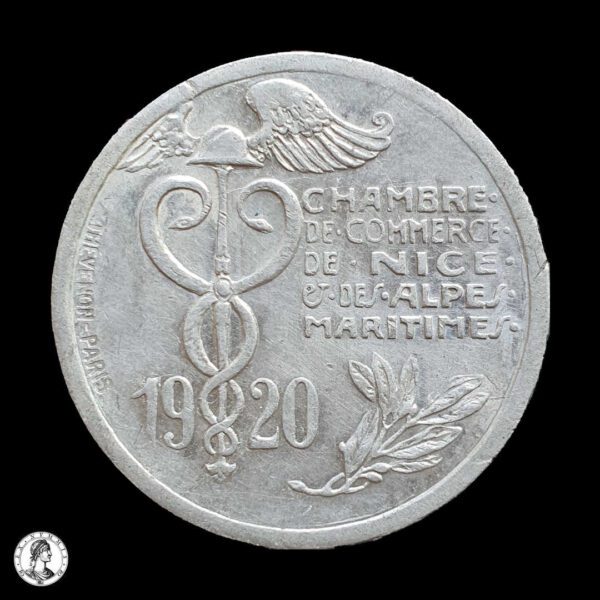 Municipio De Niza Y Los Alpes Marítimos 1920 10 Centimes