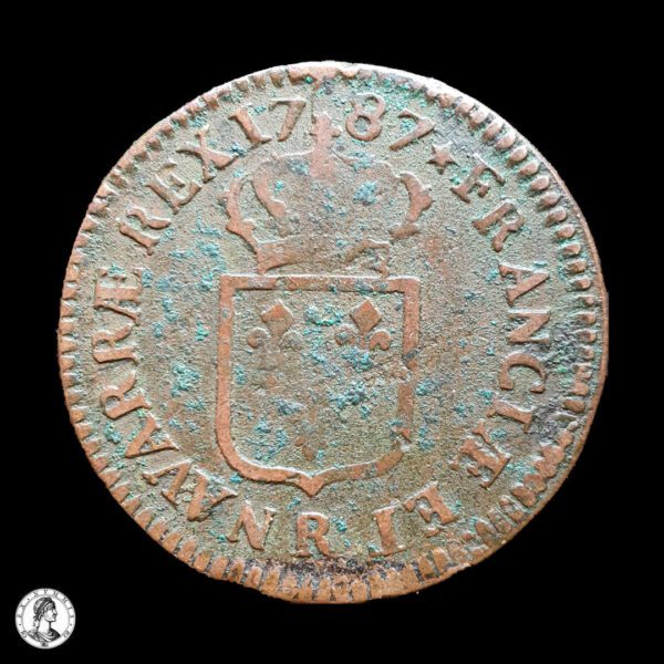Francia Luis XVI (1774-1789) 1787 1 Sol