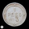 República Argentina Ficha Prostíbulo "El 23 Cafe" Ca. 1920 1 Peso