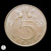 Países Bajos 1955 5 Centavos