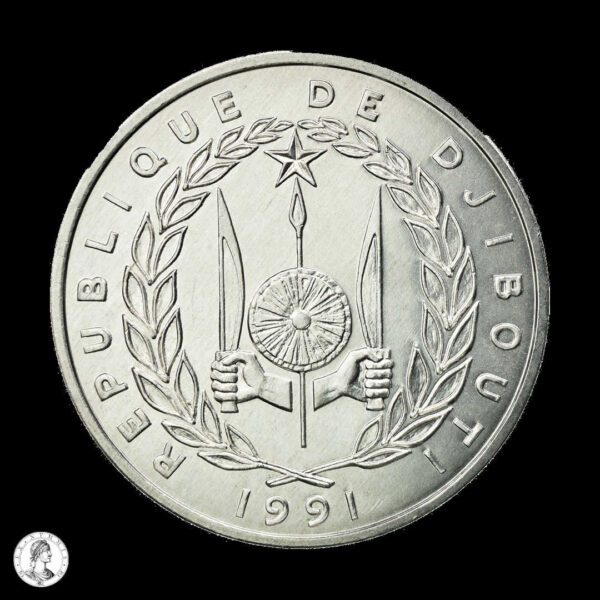 Djibouti 1991 5 Francos