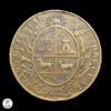 Región Rioplatense Botón Gauchesco Tipo «Escudo Uruguayo» Ca. 1829/78