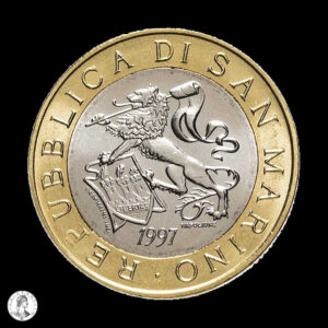 San Marino 1997 1000 Liras