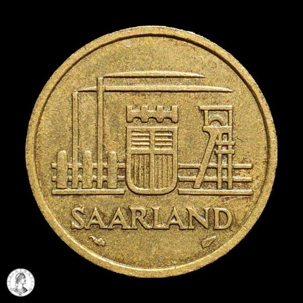 010907a Sarre 1954 20 Francos