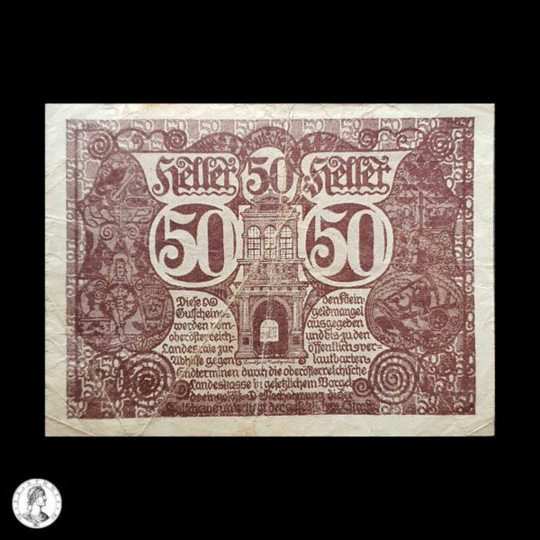003275r Austria (Alta Austria) 1920 50 Heller