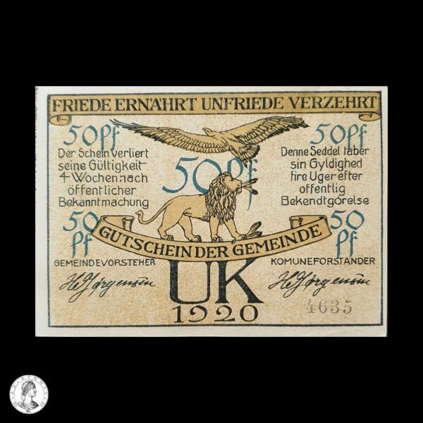 003276a Alemania (Uk) 1920 50 Peniques