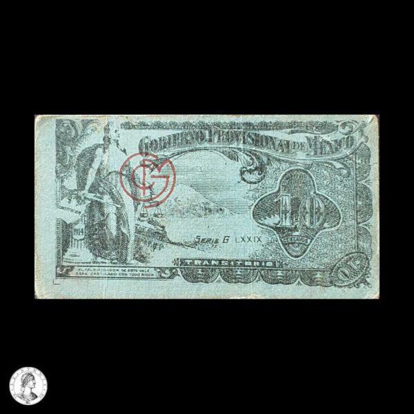 007237a México 1914 10 Centavos