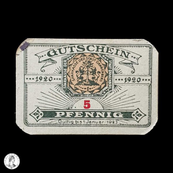 007533a Alemania (Dannenberg) 1920 5 Peniques