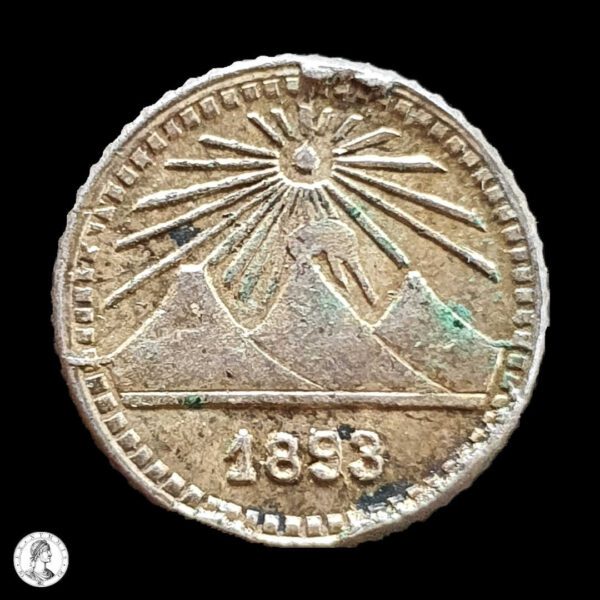 007700a Guatemala 1893 ¼ Real