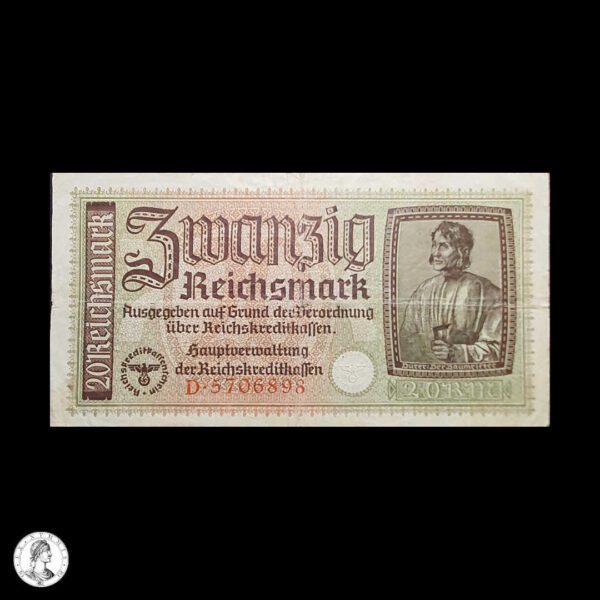 007810a Alemania 1940/1945 20 Reichsmark
