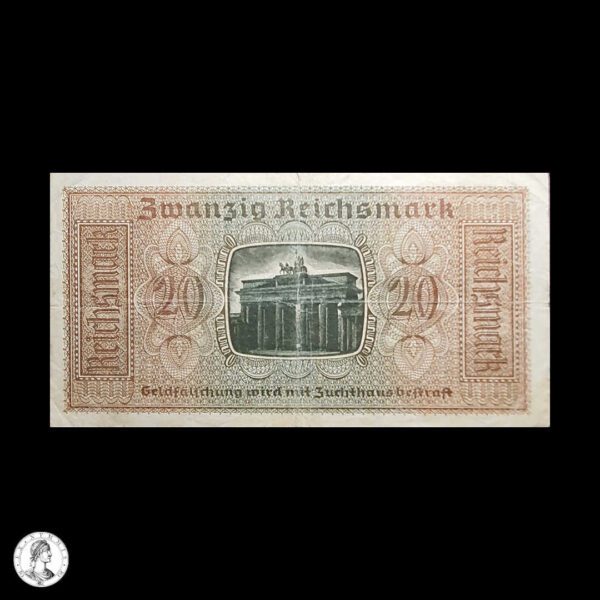 007810r Alemania 1940/1945 20 Reichsmark