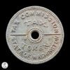 Estados Unidos De América Ficha De Impuesto Del Estado De Washington 1935 10 Centavos