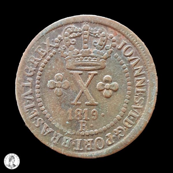 Brasil Juan VI (1816-1826) 1819 10 Réis