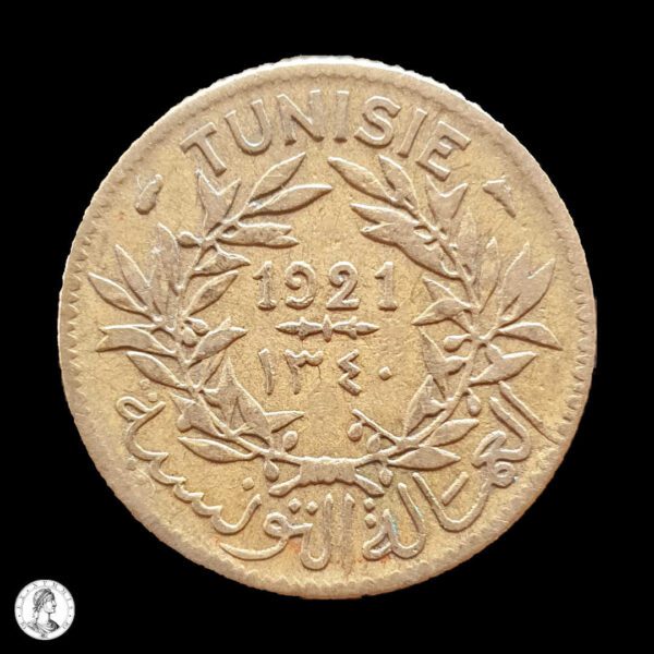 009848a Túnez (Francés) 1921 1 Franco