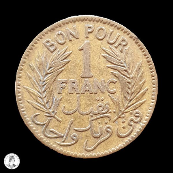 009848r Túnez (Francés) 1921 1 Franco