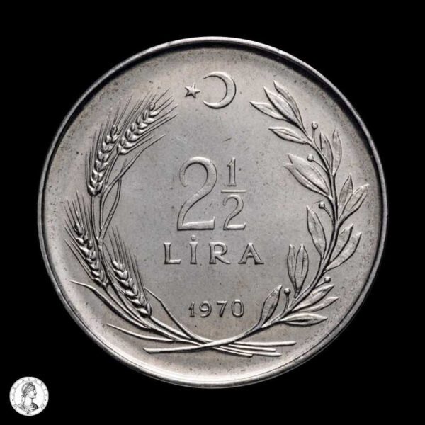 009919r Turquía 1970 2 1/2 Liras