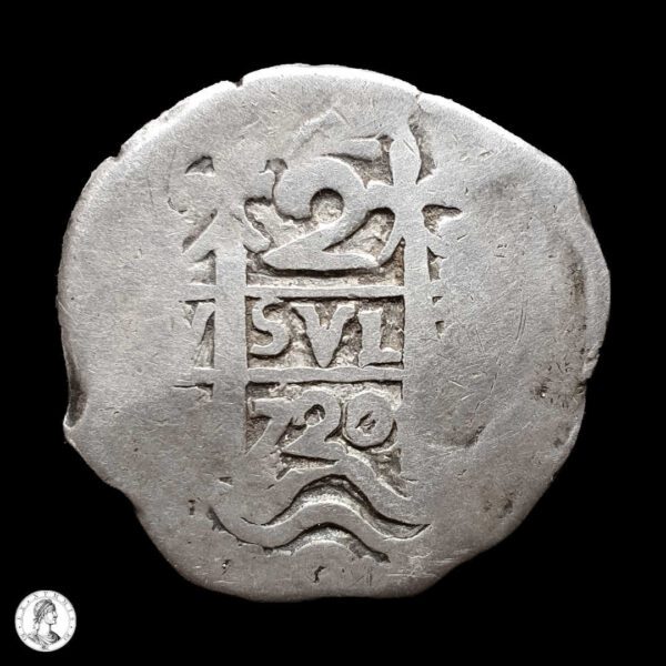 Virreinato Del Perú Felipe V (1701-1724) 1720 2 Reales