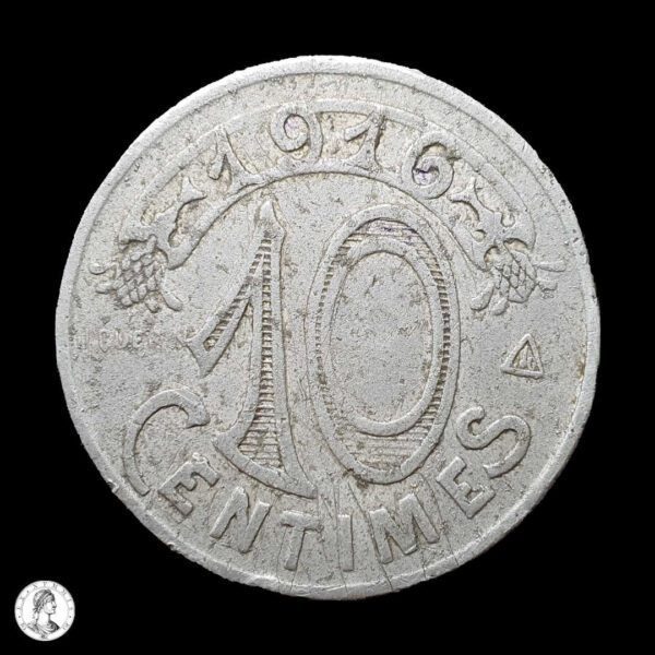 011133r Francia (Marsella) 1916 10 Centimes