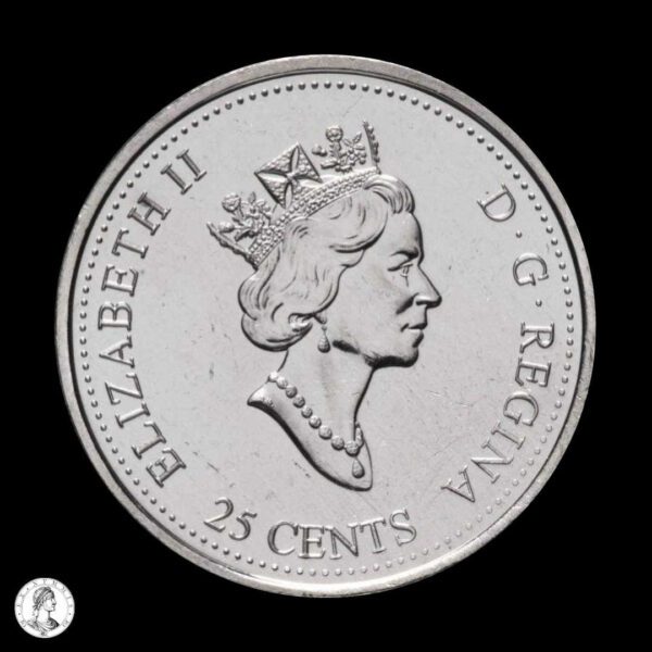 009422a Canadá 1999 25 Centavos