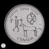 Canadá 1999 25 Centavos