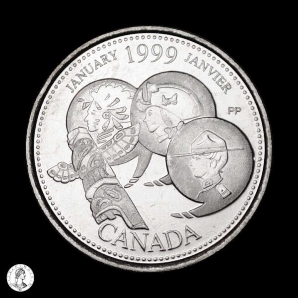 Canadá 1999 25 Centavos
