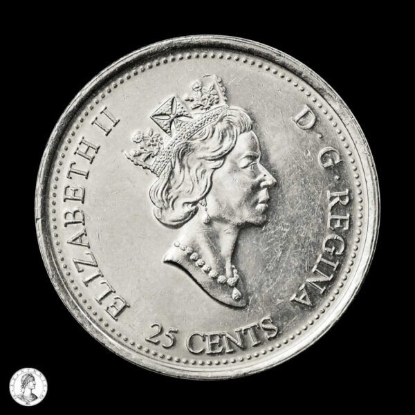 009440a Canadá 1999 25 Centavos