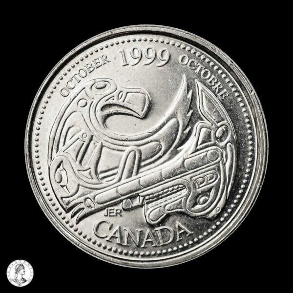 009440r Canadá 1999 25 Centavos