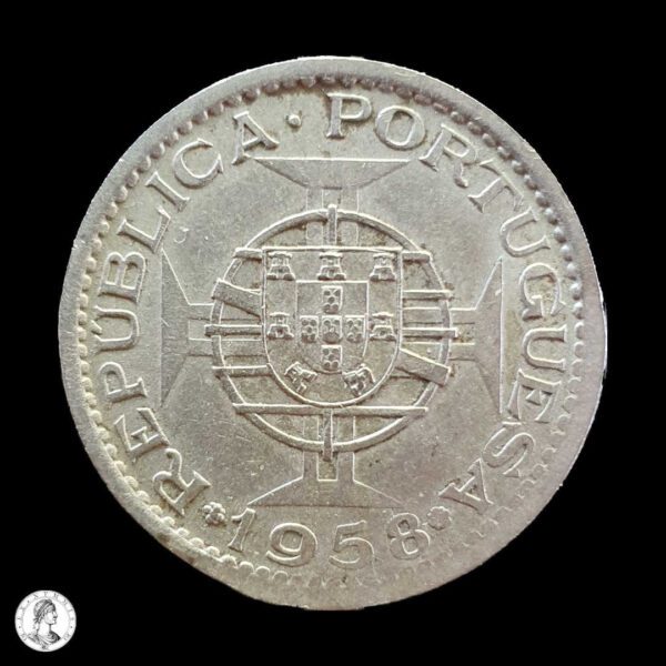 Estado Portugués De La India 1958 1 Escudo