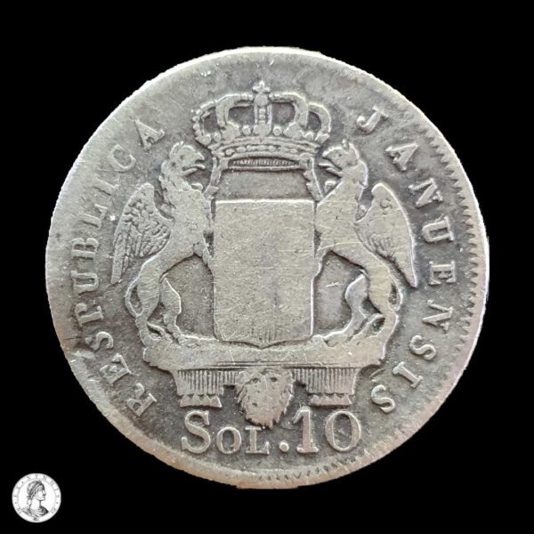 Génova 1814 10 Sueldos