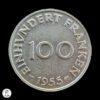 Sarre 1955 100 Francos