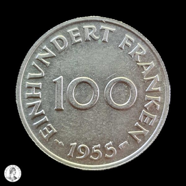 011513r Sarre 1955 100 Francos