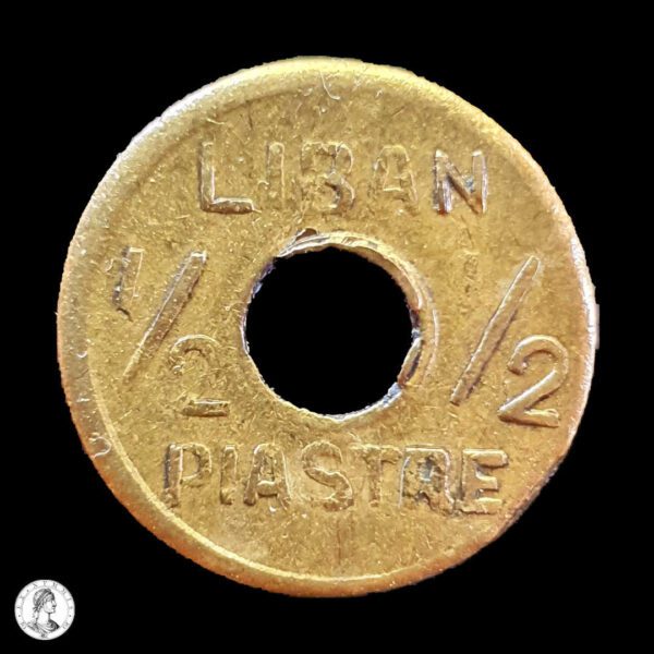 011514a Líbano (Protectorado Francés) 1941 1/2 Piastras