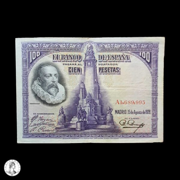 España 1928 100 Pesetas