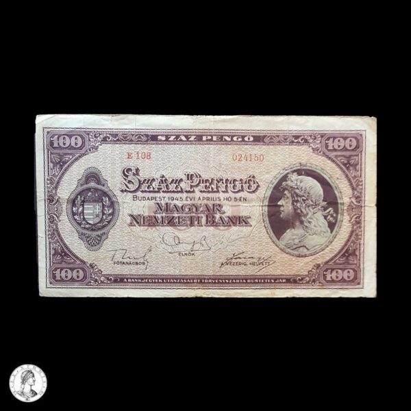 Hungría 1945 100 Pengő