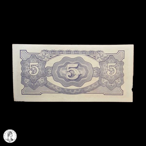 011547r Birmania (Ocupación Japonesa) 1942/1944 5 Rupias