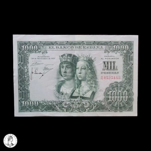 011551a España 1957 1000 Pesetas