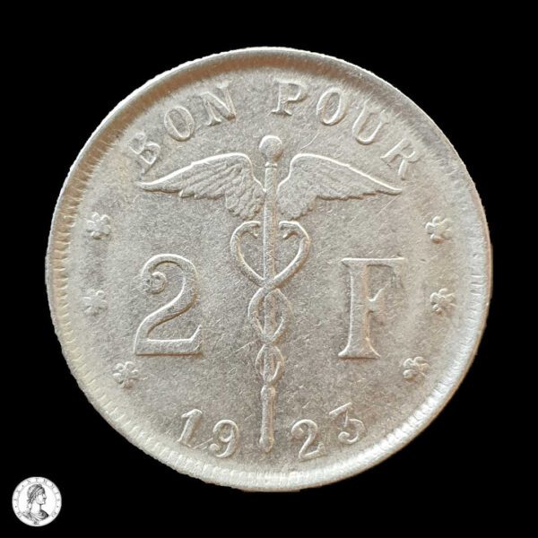 002290r Bélgica 1923 2 Francos