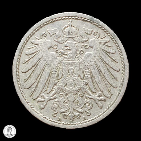002694a Alemania 1908 A 10 Peniques