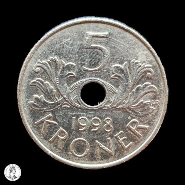 003880r Noruega 1998 5 Coronas